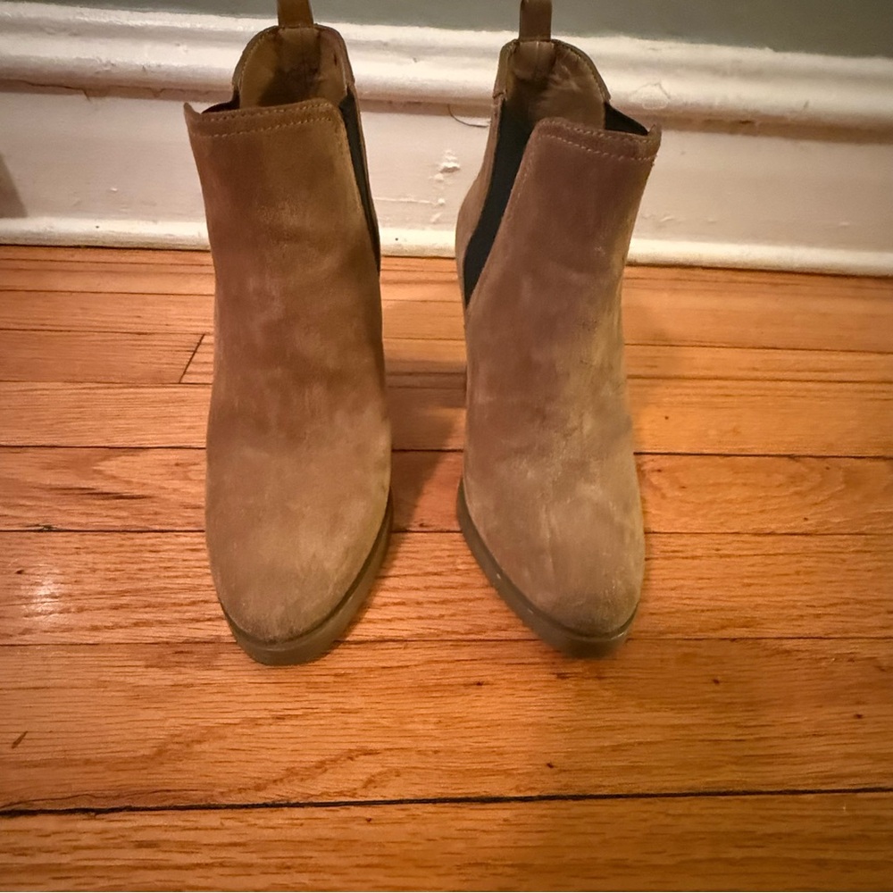 Marc Fisher LTD - Taupe Heeled Boots - Like New - Size 7
